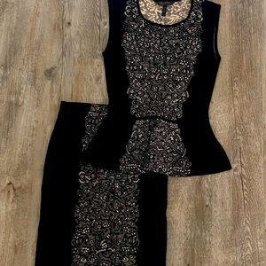 BCBG MaxAzria Top & Skirt Set